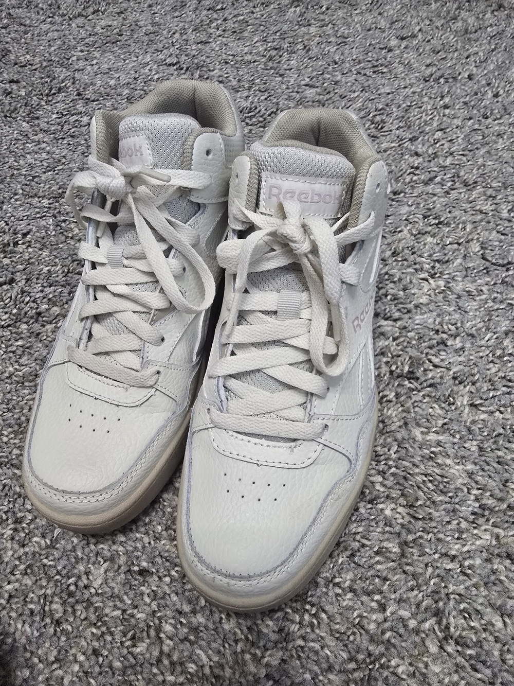 Reebok Women's Classic High-Top Sneakers in Light Gray